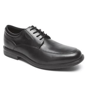 NEW ROCKPORT men's essential details waterproof oxford shoes in black